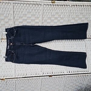 Levi Signature Modern Boot-Cut size 16 Long (W33 L34) Dark Wash